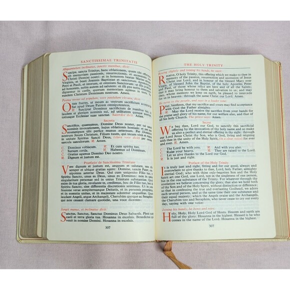The Fulton J Sheen Sunday Missal  Bilingual Latin & English  Hawthorn Books 1961 - Picture 7 of 10